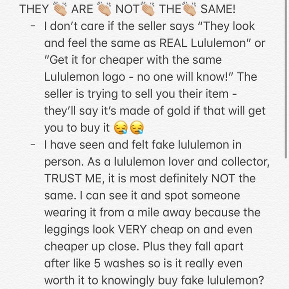 *PSA - DO NOT BUY FAKE LULULEMON OR MYSTERY BOXES* - Picture 6 of 10